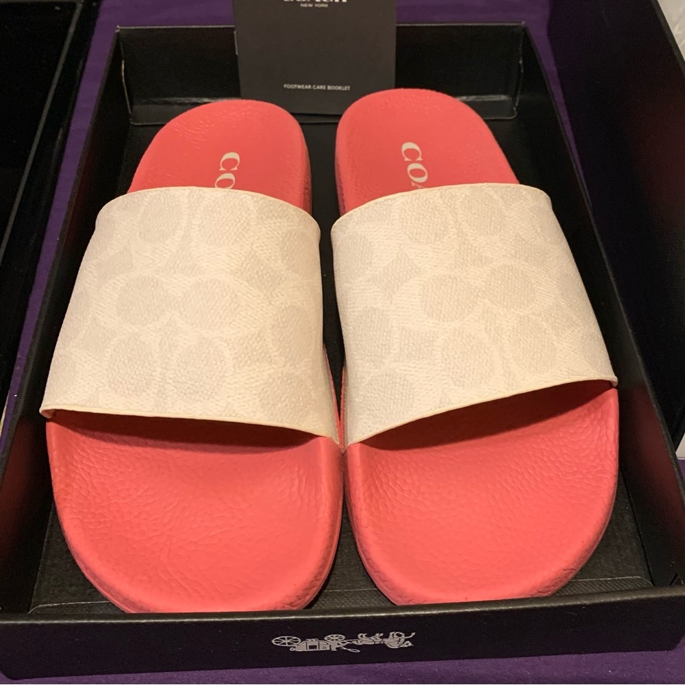 NIB Udele Coated Canvas Slides